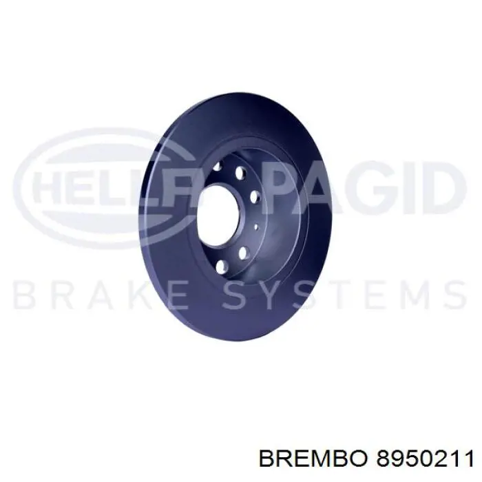 Купити 8950211 Brembo Диск заднього гальма