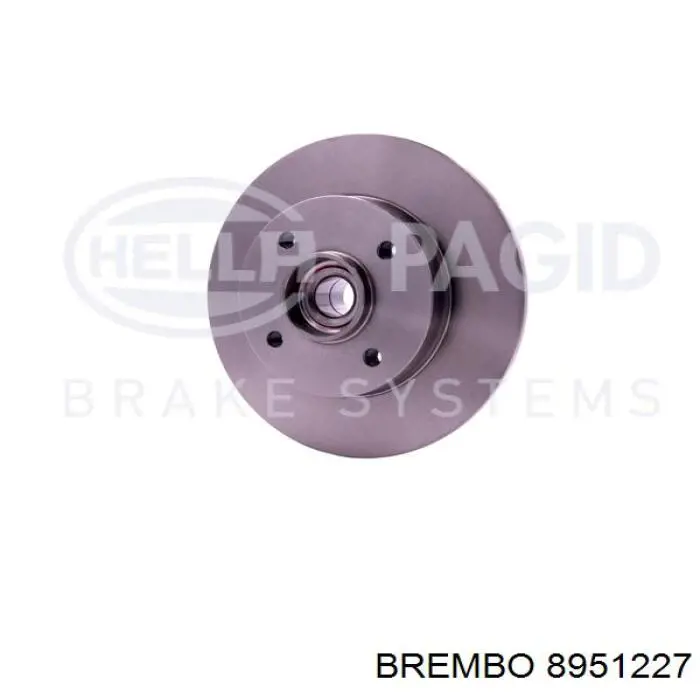 8951227 Brembo диск гальмівний задній