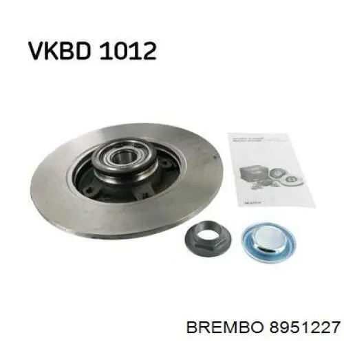 Задні дискові гальма Brembo 8951227 ціна, від 64.61 USD