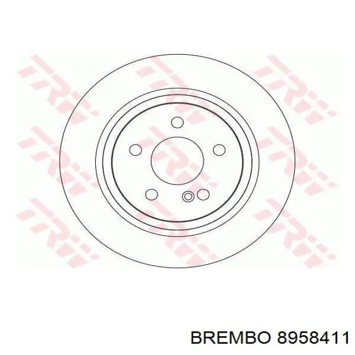Задні дискові гальма Brembo 8958411 ціна, від 36.34 USD