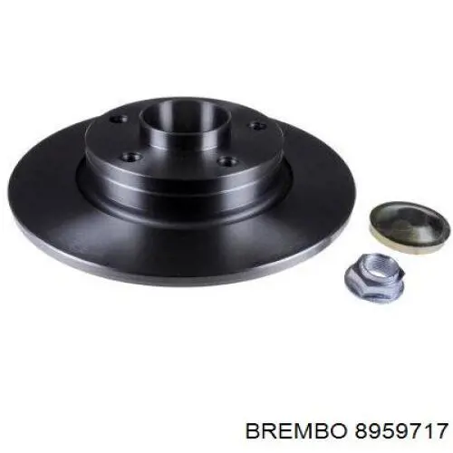 Купити 8959717 Brembo Диск заднього гальма