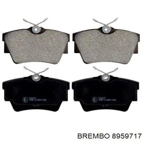 Задні дискові гальма Brembo 8959717 ціна, від 75.45 USD