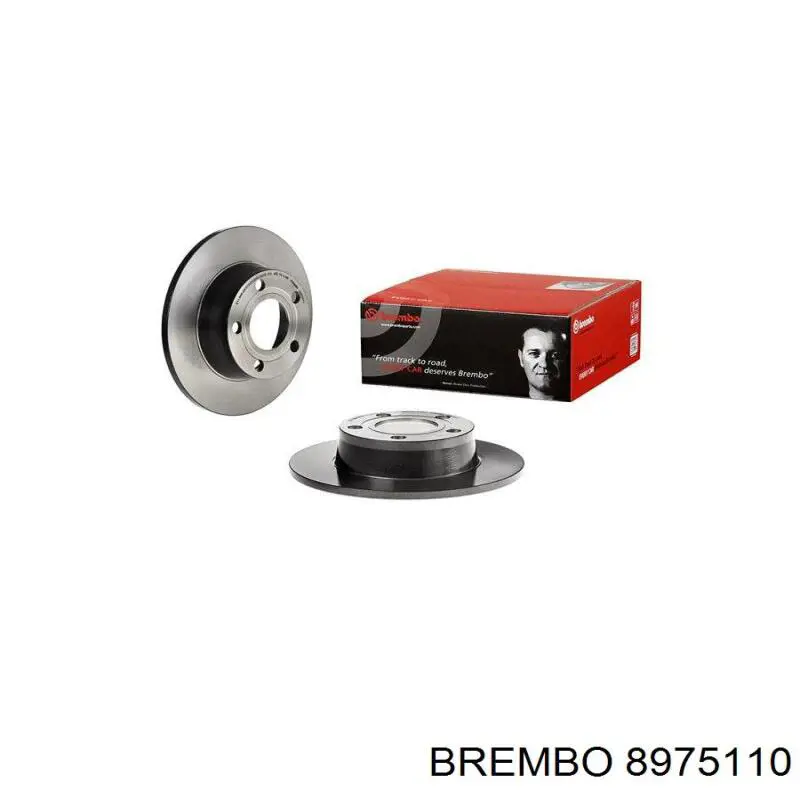 8975110 Brembo диск гальмівний задній