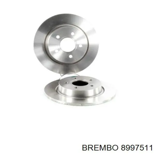 8997511 Brembo диск гальмівний задній