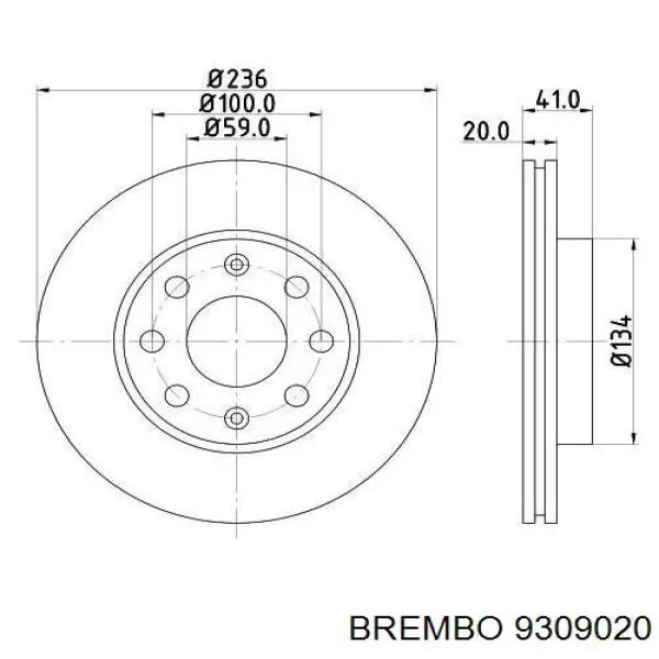 9309020 Brembo 