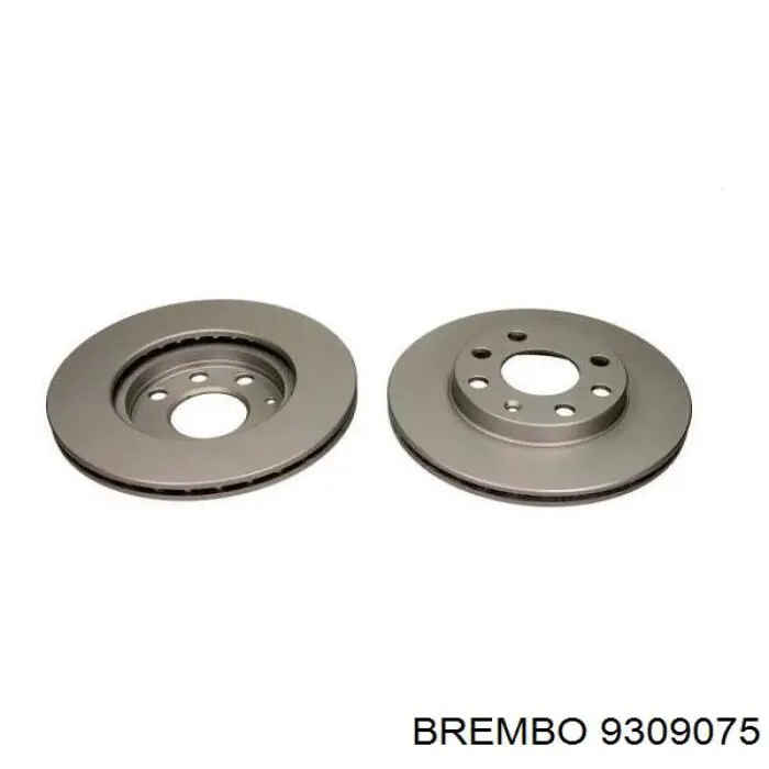 9309075 Brembo диск гальмівний передній