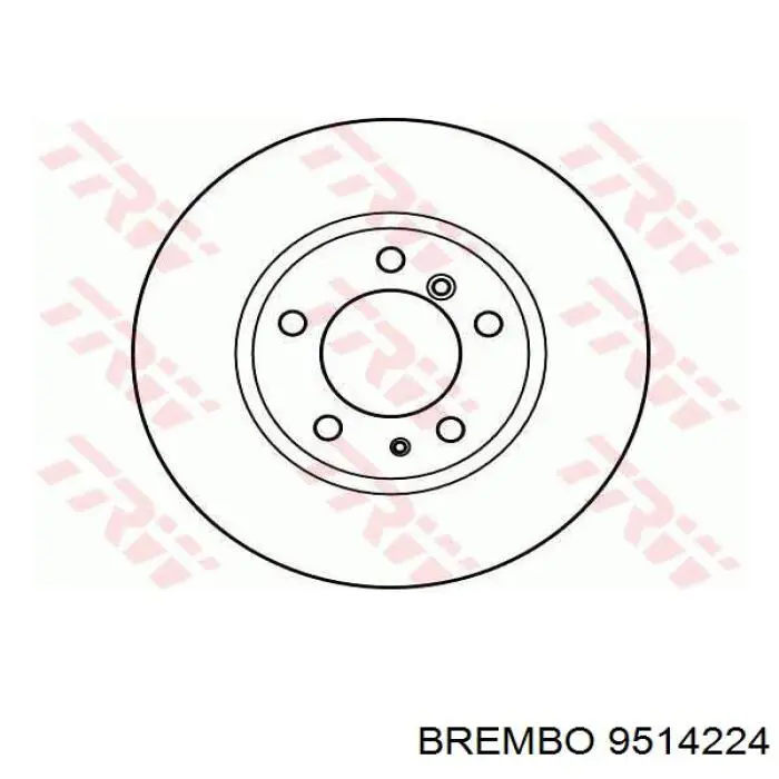 Гальмівні диски передні 9514224 Brembo