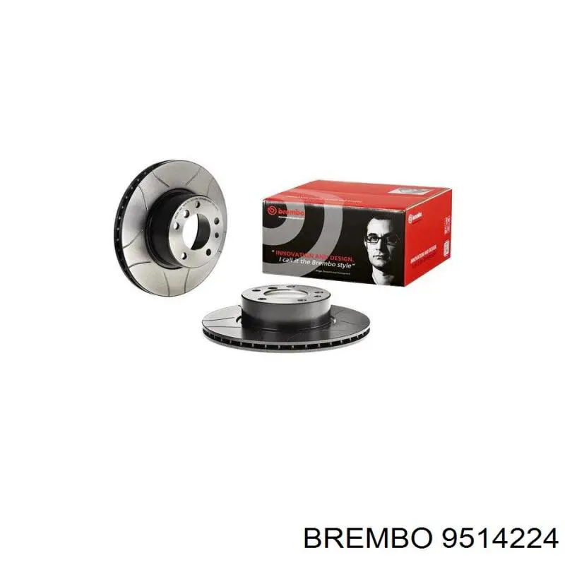 Диск гальмівний передній 9514224 Brembo