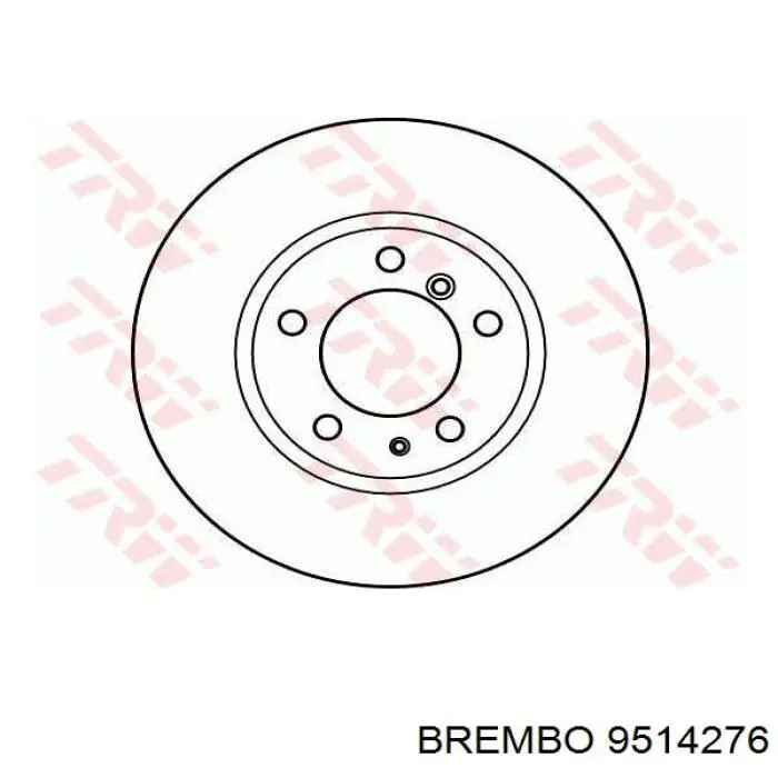 Диск гальмівний передній Brembo 9514276