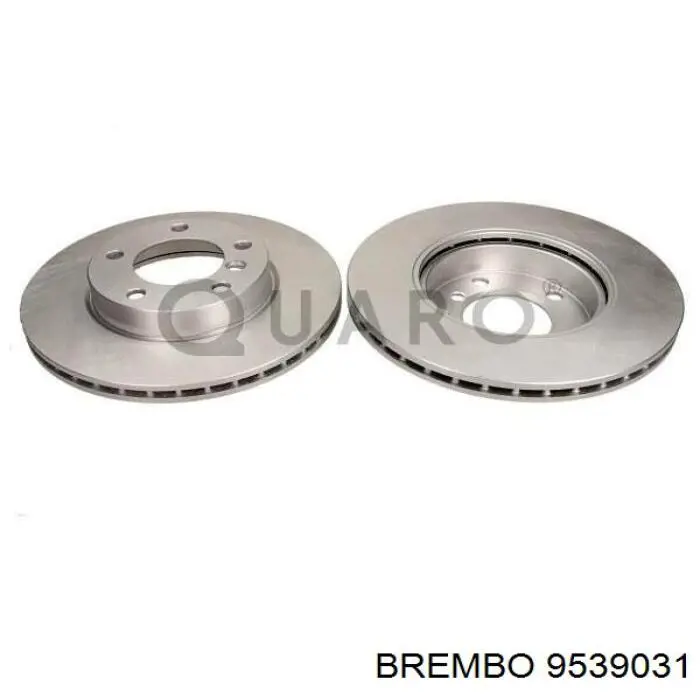 9539031 Brembo диск гальмівний передній