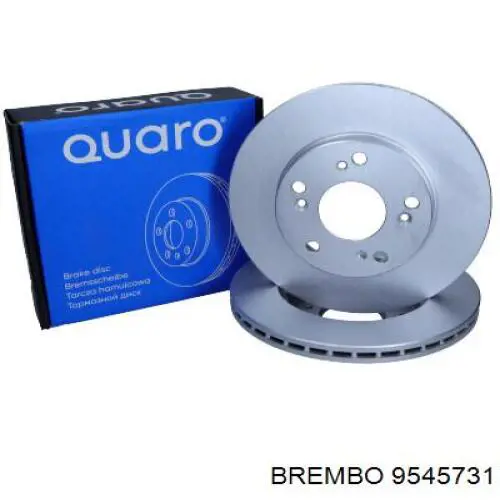 9545731 Brembo диск гальмівний передній