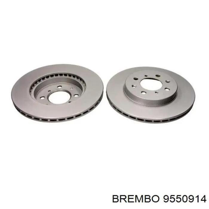 Диск гальмівний передній 9550914 Brembo