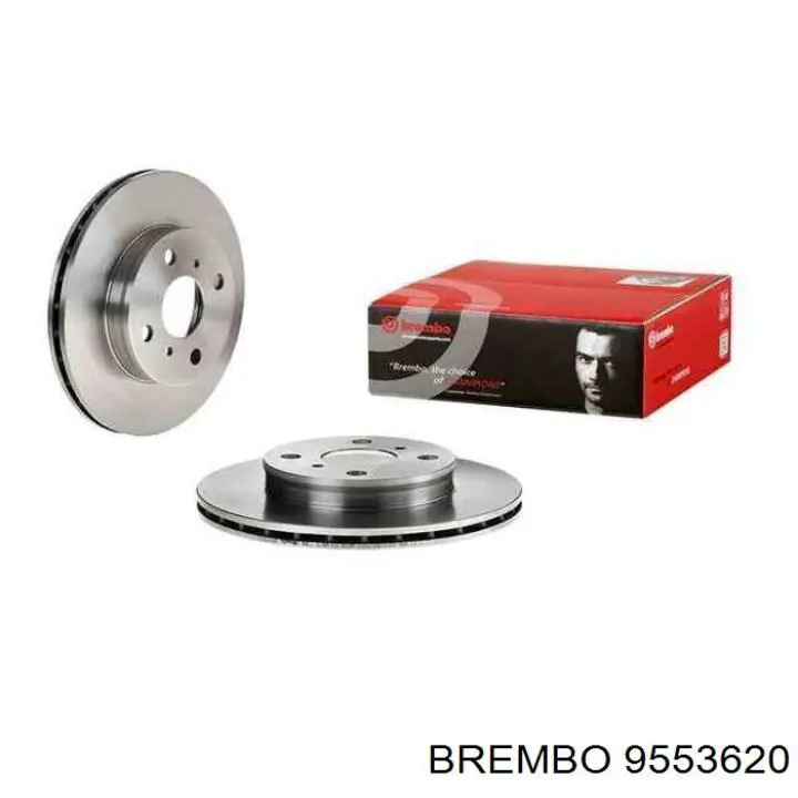 9553620 Brembo диск гальмівний передній