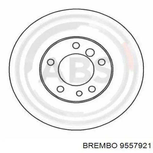 Гальмівні диски передні 9557921 Brembo