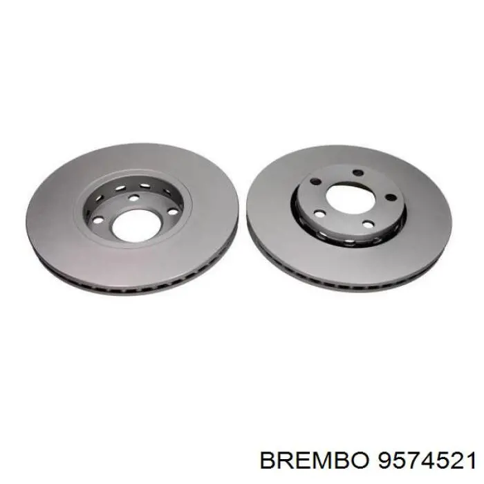9574521 Brembo диск гальмівний передній