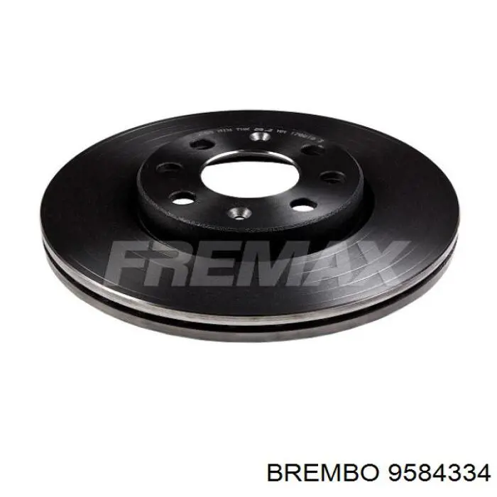 Диск гальмівний передній 9584334 Brembo