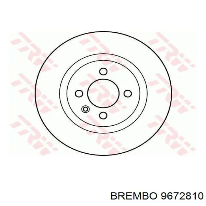 Гальмівні диски передні 9672810 Brembo