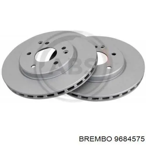 Купити 9684575 Brembo Ротор гальмівний