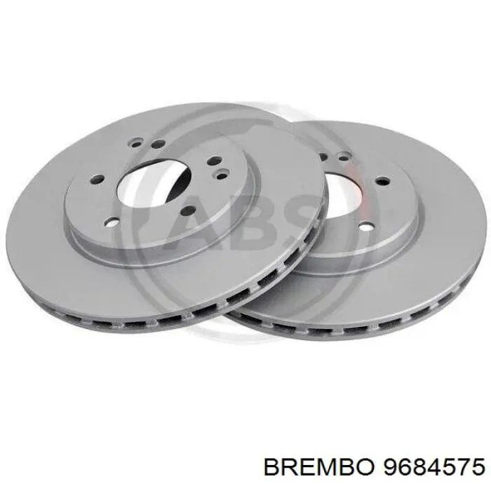 9684575 Brembo Гальмо дискове переднє