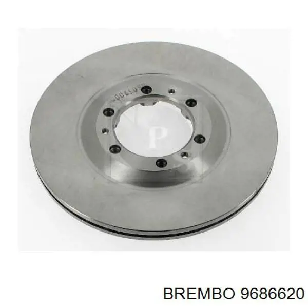 Диск гальмівний передній Brembo 9686620