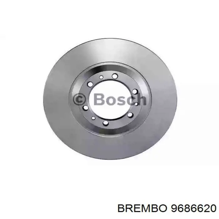 9686620 Brembo диск гальмівний передній