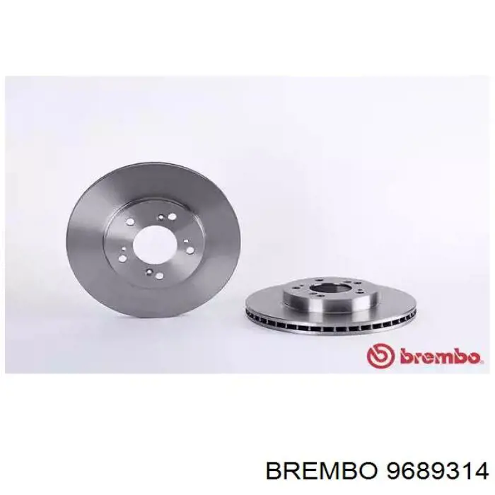 Купити 9689314 Brembo Ротор гальмівний