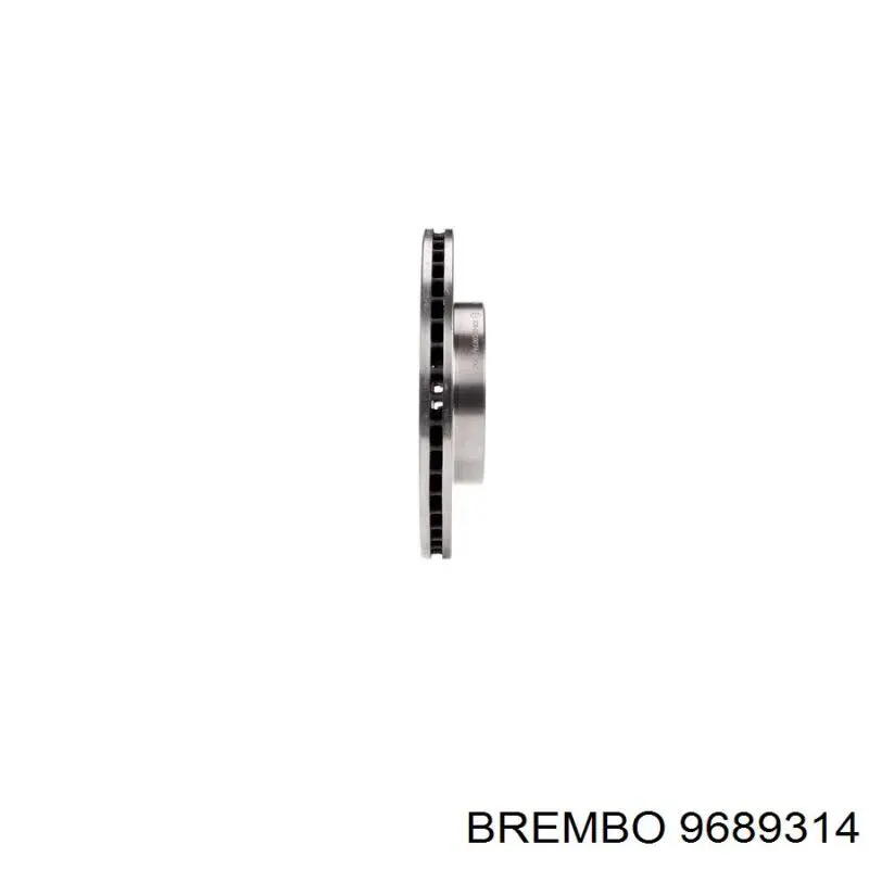 Диск гальмівний передній Brembo 9689314