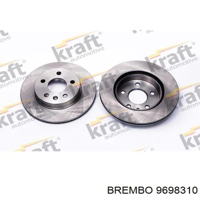 Гальмівні диски передні 9698310 Brembo