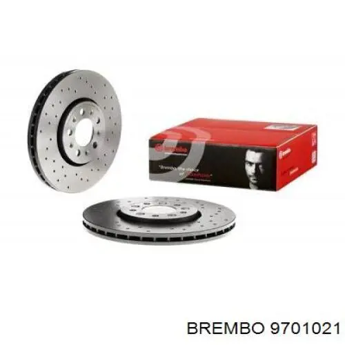 Диск гальмівний передній 9701021 Brembo