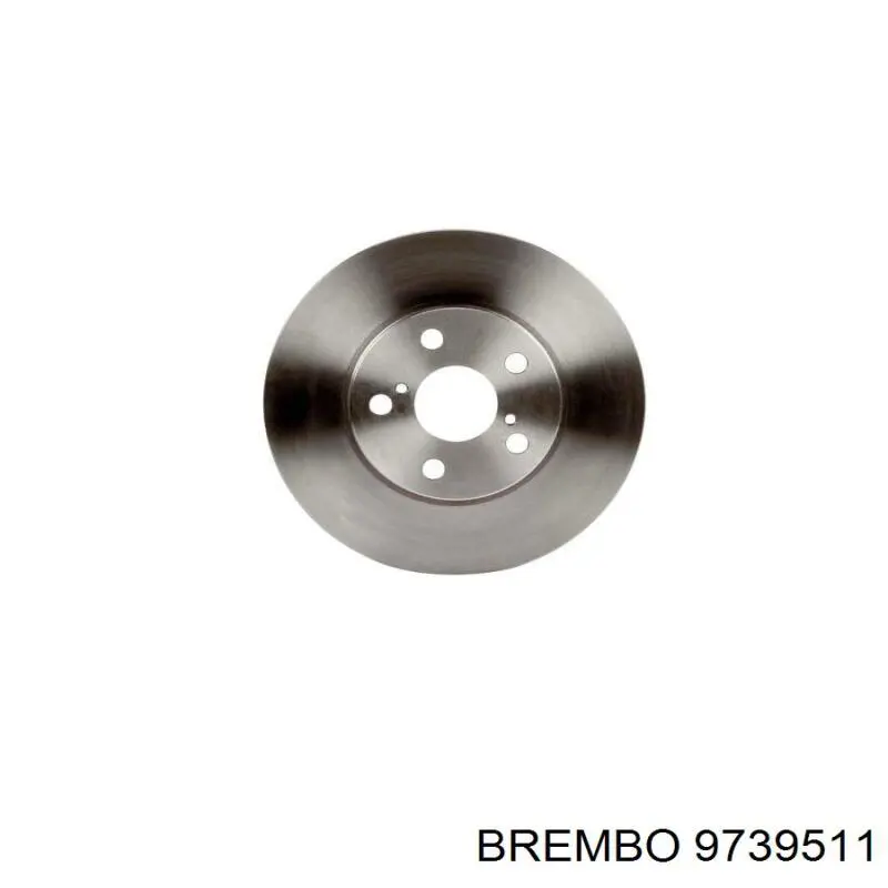 9739511 Brembo диск гальмівний передній