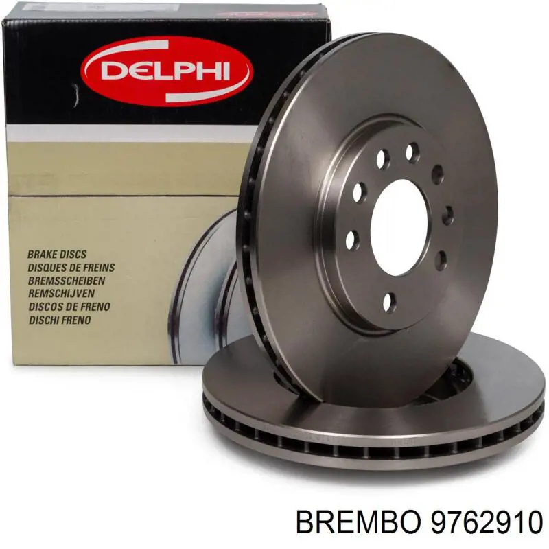 Диск переднього гальма Brembo 9762910 ціна, від 37.99 USD
