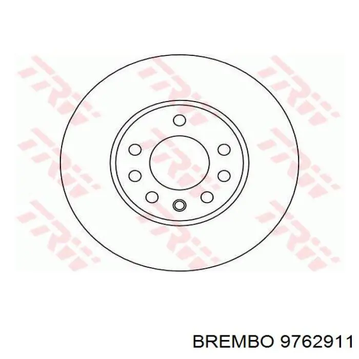 9762911 Brembo Гальмо дискове переднє