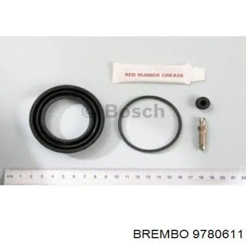 9780611 Brembo Гальмо дискове переднє