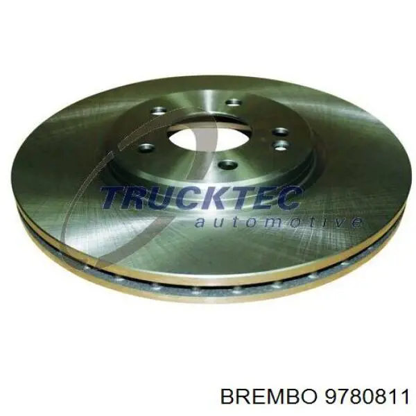 9780811 Brembo диск гальмівний передній