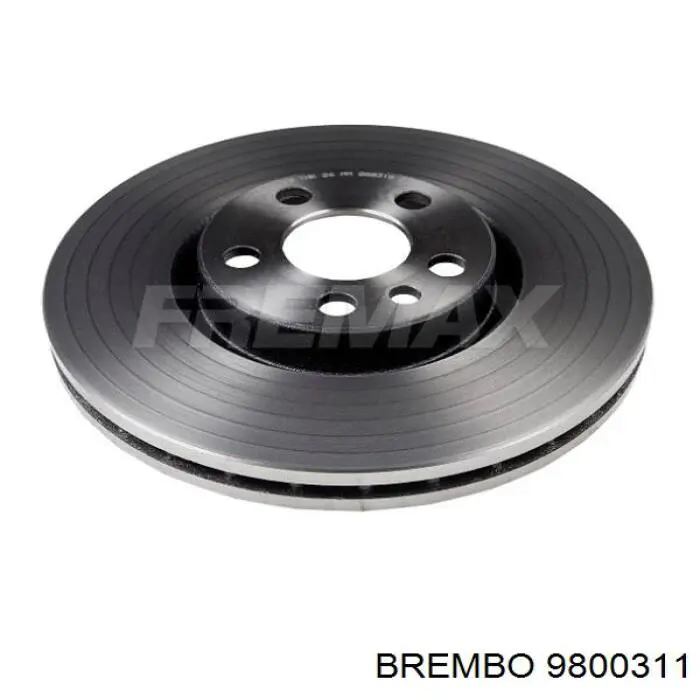 9800311 Brembo диск гальмівний передній