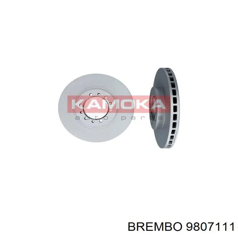 Купити 9807111 Brembo Ротор гальмівний