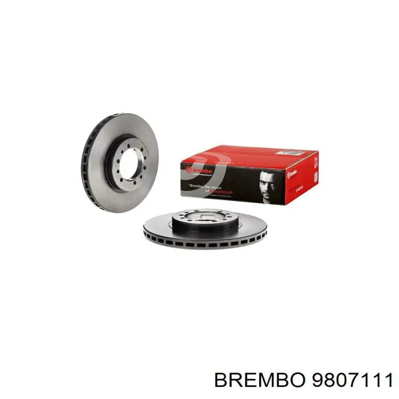 Диск гальмівний передній 9807111 Brembo