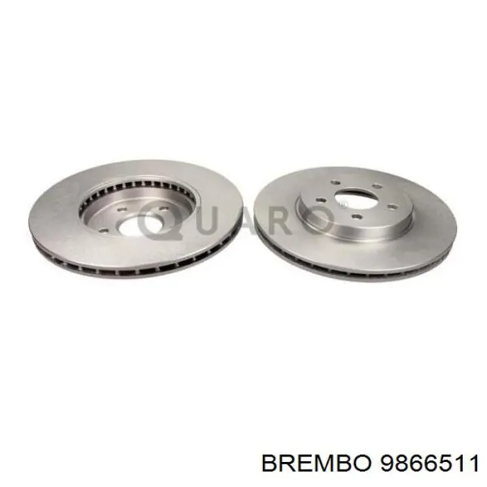 Диск гальмівний передній 9866511 Brembo