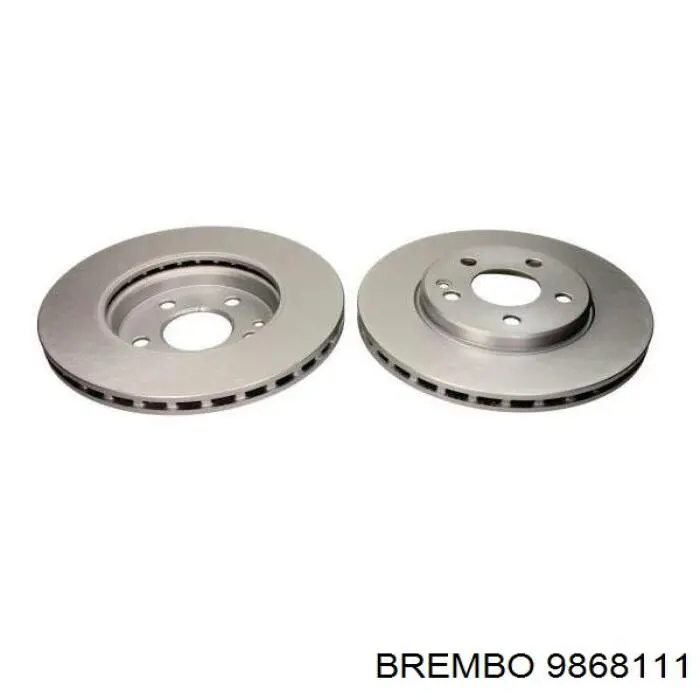 9868111 Brembo диск гальмівний передній