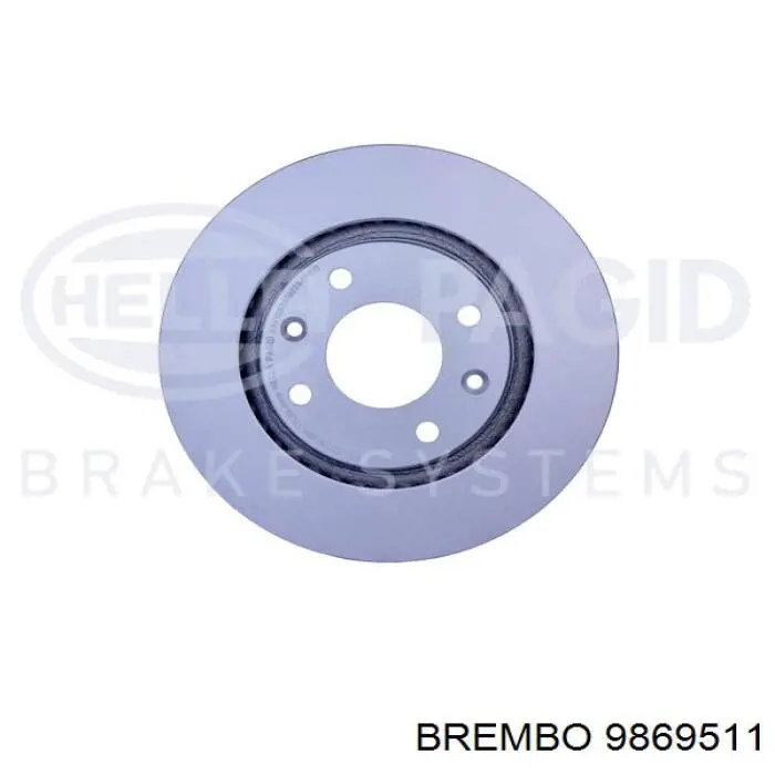 Диск переднього гальма Brembo 9869511 ціна, від 32.13 USD