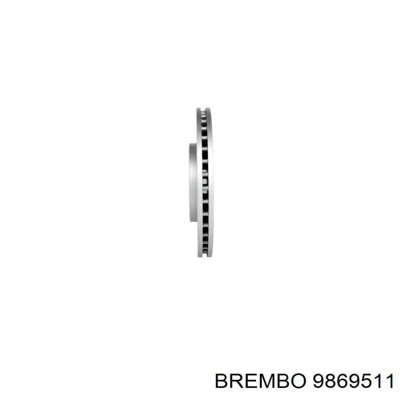 Гальмівні диски передні 9869511 Brembo