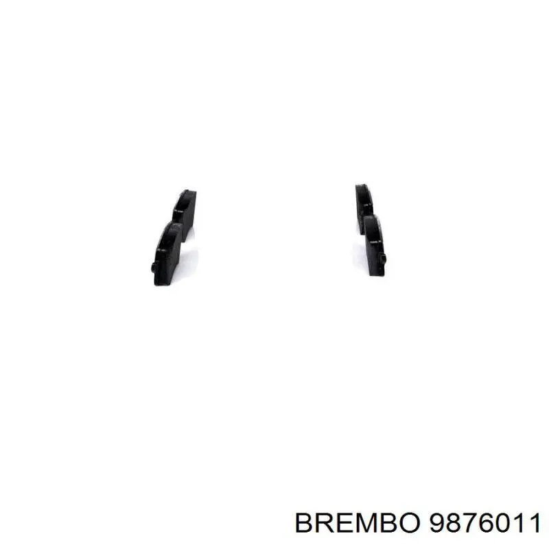 Диск переднього гальма Brembo 9876011 ціна, від 39.17 USD