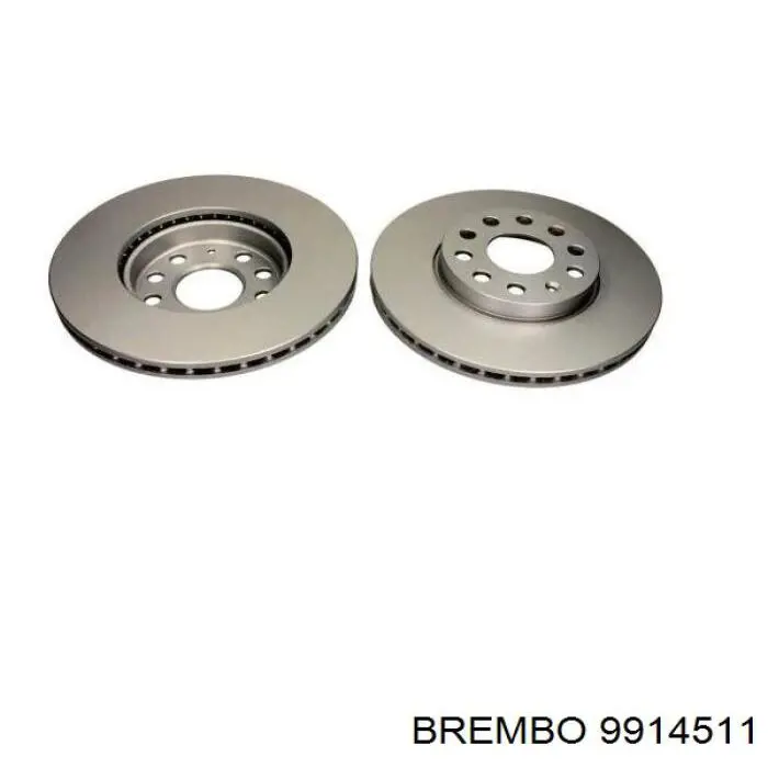 9914511 Brembo диск гальмівний передній