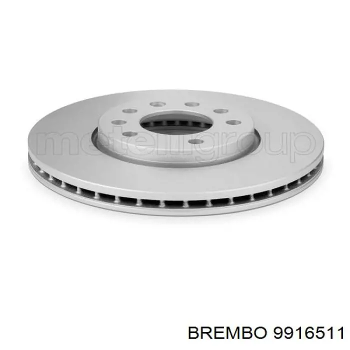 9916511 Brembo диск гальмівний передній