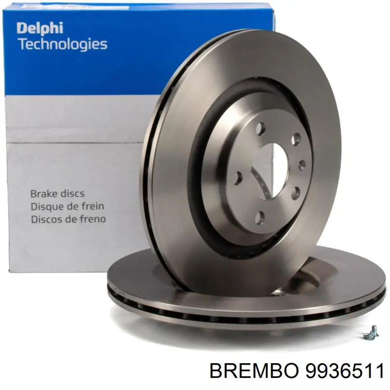 Диск гальмівний передній Brembo 9936511