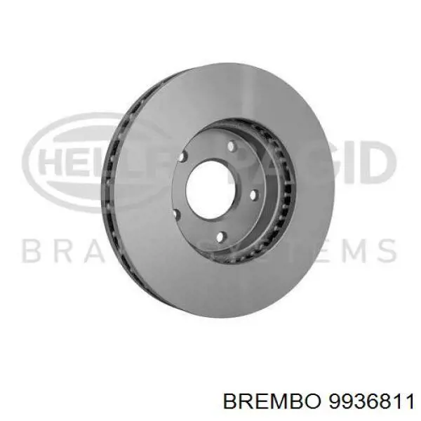 Купити 9936811 Brembo Ротор гальмівний