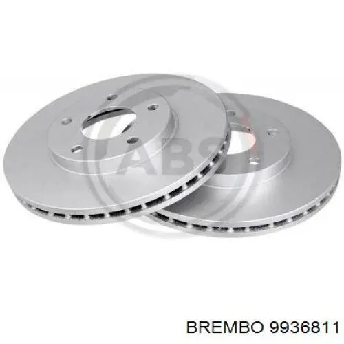 Диск переднього гальма Brembo 9936811 ціна, від 38.79 USD