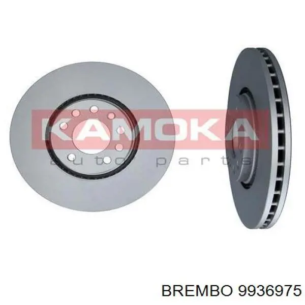 Диск переднього гальма Brembo 9936975 ціна, від 49.78 USD
