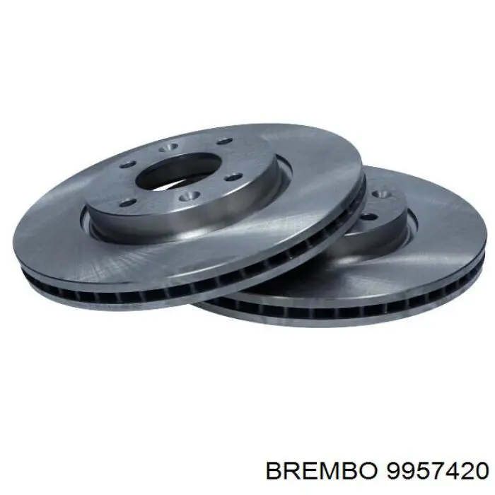 9957420 Brembo диск гальмівний передній