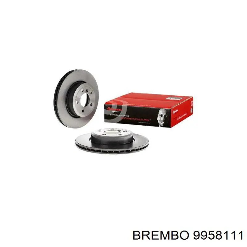 9958111 Brembo диск гальмівний передній